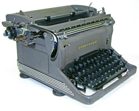 Underwood typewriter