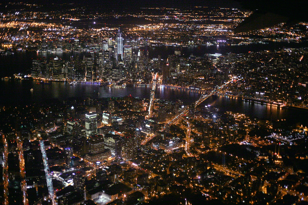 New York at night